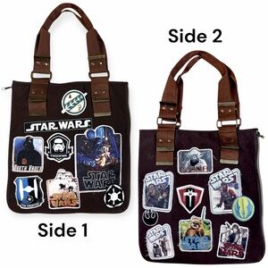 Star Wars Brown Messenger Bag with Patches